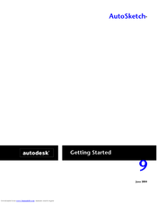 Autodesk 003A1-121111-1001 - AutoSketch v.9.0 Getting Started