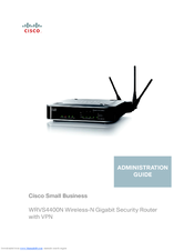 Cisco WRVS4400N - Small Business Wireless-N Gigabit Security Router Administration Manual