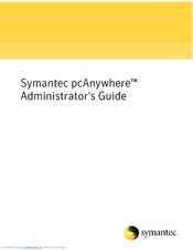 Symantec pcAnywhere Administrator's Manual