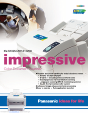 Panasonic KV-S1020C Specifications