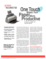 Xerox XDM1525D-WU Specifications