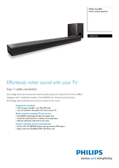 Philips CSS2123/F7 Specifications