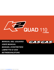 GAS GAS K2 QUAD 110 4 Stroke User Manual