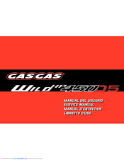 GAS GAS WILD HP 450 - 2005 Service Manual