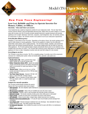 Trace Engineering TS 724e Datasheet