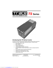Trace Engineering TS 724e Manual