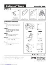 Rose Displays ANOGOTCHA FRAME ROUND Manual