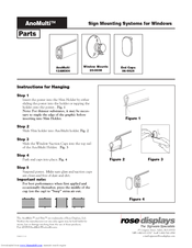 Rose Displays ANOMULTI WITH WINDOW MOUNTS Manual