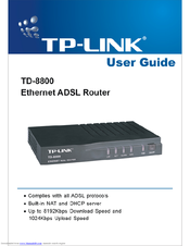 TP-LINK TD-8800 User Manual