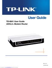 TP-LINK TD-8841 User Manual