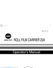 Minolta 22A Operator's Manual