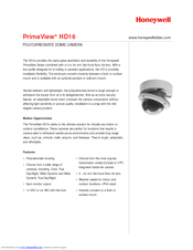 Honeywell PrimaView HD16 Specifications