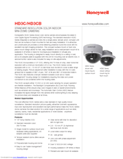 Honeywell HD3CB Specifications