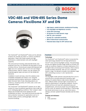 Bosch FlexiDomeDN VDN-495V03-10 Brochure & Specs