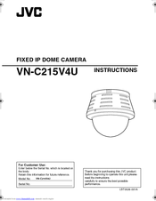 JVC VN-C215V4U - Fixed Ip Network Mini Dome Instructions Manual