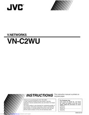 JVC VN-C2WU - V-networks Pan/tilt Camera Instructions Manual