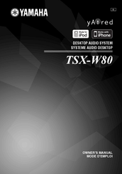 Yamaha TSX-W80 Owner's Manual
