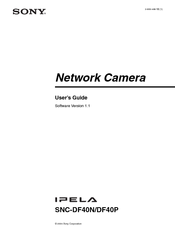 Sony IPELA SNC-DF40P User Manual