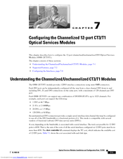 Cisco OSM-12CT3/T1 - Optical Services Module Multiplexor Configuration