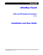 Honeywell UltraKey Touch HJC4000 Installation And User Manual