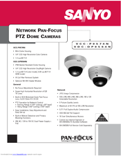 Sanyo Pan-Focus VCC-P9574N Specifications