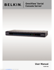Belkin OmniView F1DP116S User Manual