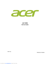 Acer AC100 Service Manual