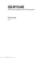 Gigabyte GS-R11U4S Service Manual