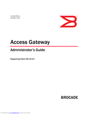 Brocade Communications Systems VA-40FC Administrator's Manual