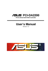 Asus PCI-DA2200 User Manual