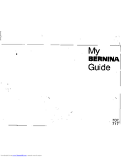 Bernina 707 Manual