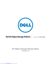Dell DX Object Storage 5.0 Release Note