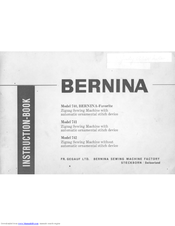 Bernina 742 Instruction Book