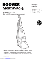 Hoover SteamVac FH50015 Owner's Manual