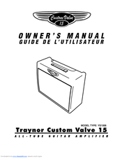 TRAYNOR CV15 Manual