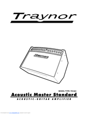 TRAYNOR Acoustic Master Standard Instruction Manual