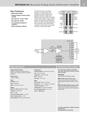 GRASS VALLEY 8910ADA-M - Datasheet