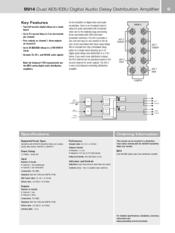 GRASS VALLEY 8914 - Datasheet