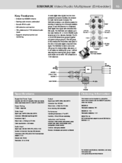 GRASS VALLEY 8920MUX - Datasheet
