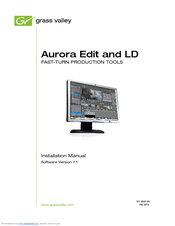 GRASS VALLEY Aurora Edit Security Installation Manual