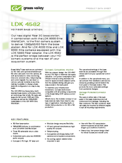 GRASS VALLEY LDK 4582 Datasheet