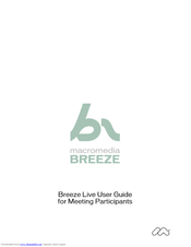 MACROMEDIA BREEZE-FOR MEETING PARTICIPANTS Manual