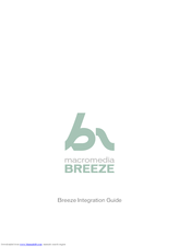 MACROMEDIA BREEZE 5 Integration Manual