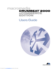 MACROMEDIA DRUMBEAT 2000 ECOMMERCE EDITION User Manual