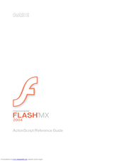 Macromedia FLASH MX 2004 - ACTIONSCRIPT Reference Manual