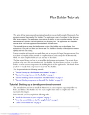 MACROMEDIA FLEX-FLEX BUILDER Tutorial