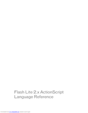 MACROMEDIA Flash Lite 2 Reference