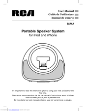 RCA Ri383 User Manual