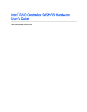 Intel SASMF8I - RAID Controller Hardware User's Manual