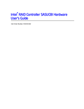 Intel SASUC8I - RAID Controller Hardware User's Manual